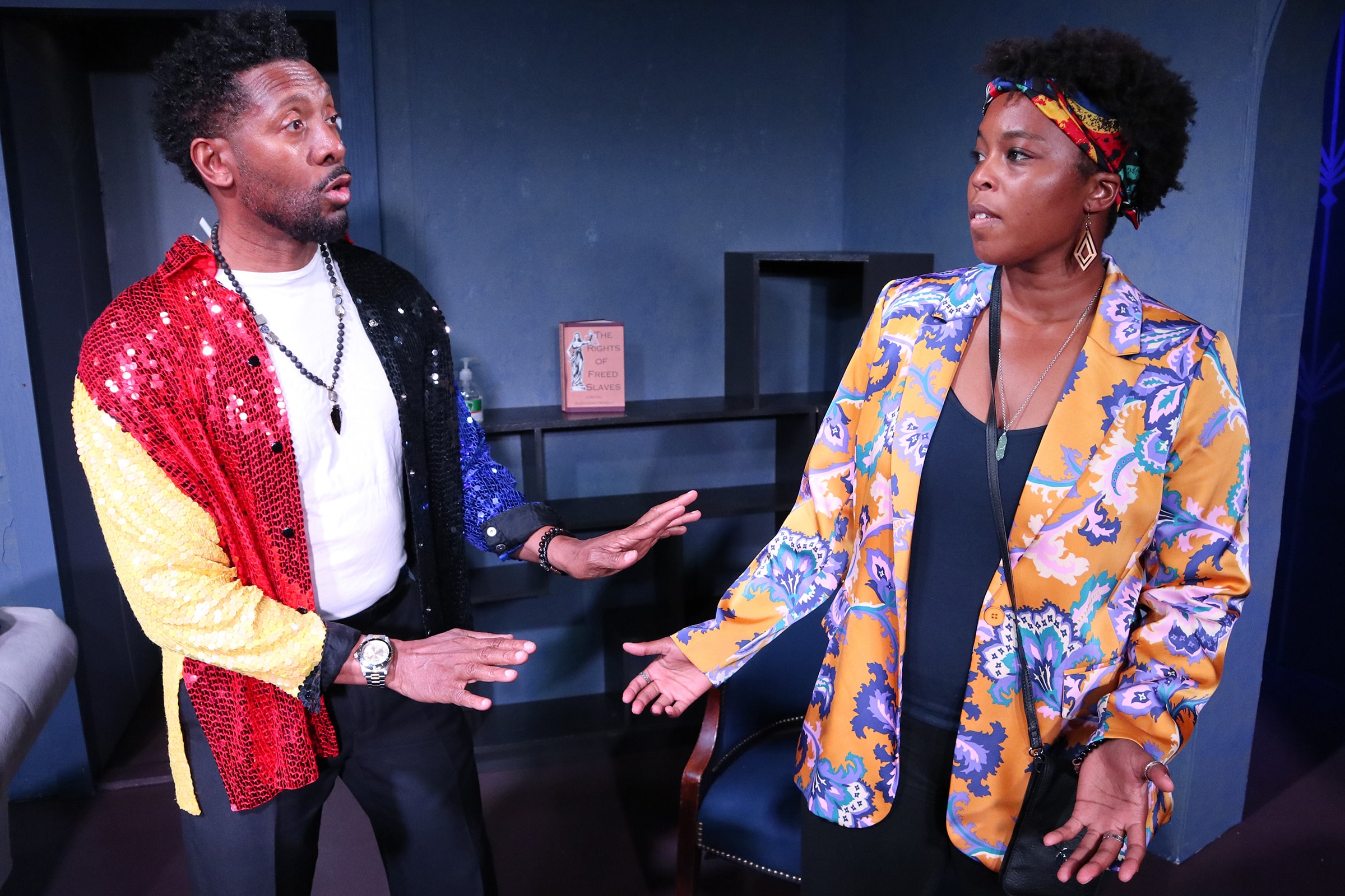 D. Anthony Boone and Cierra Lundy in The Young and the Rest of Us
